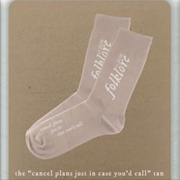 taylor swift cancel plans cancelled tan beige brown socks sock folklore august - Picture 2 of 12